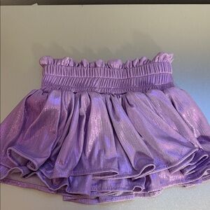 Shimmer Metallic Skort